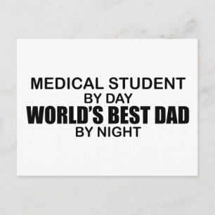 Beste vader ter wereld - Medische student Briefkaart