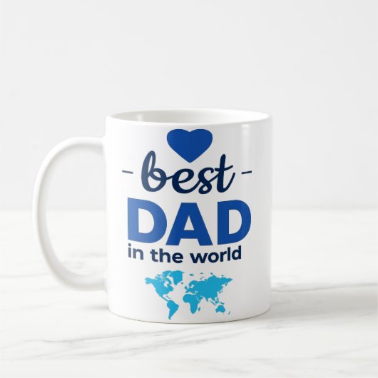 Beste Vader ter Wereld Mok | Vaderdag Beker (Links)