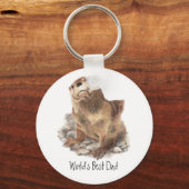 Beste vader ter wereld, Otter, Dier Sleutelhanger (Voorkant)