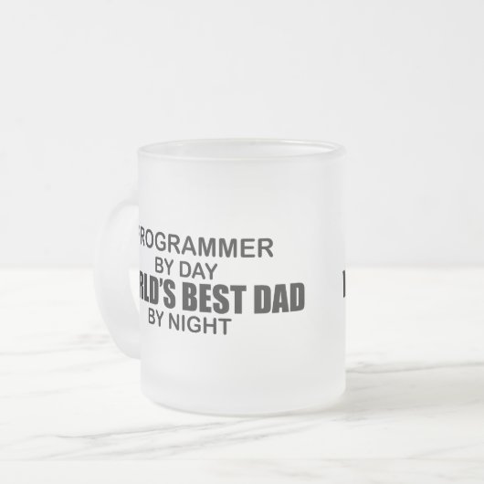 Beste vader ter wereld - Programmer Matglas Koffiemok (Voorkant links)