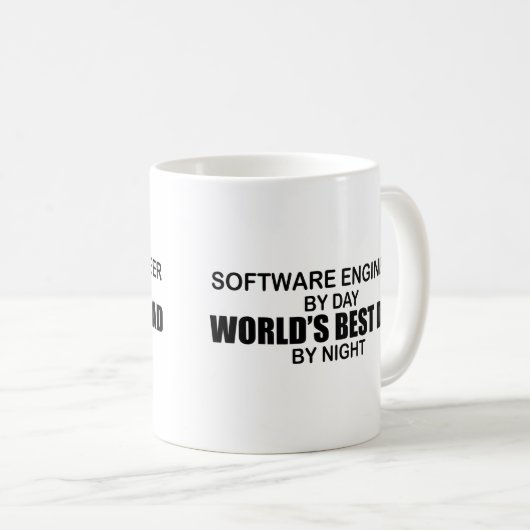 Beste vader ter wereld - software engineer koffiemok (Voorkant rechts)