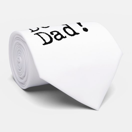 Beste vader ter wereld stropdas (Opgerold)