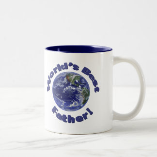 Beste vader ter wereld tweekleurige koffiemok