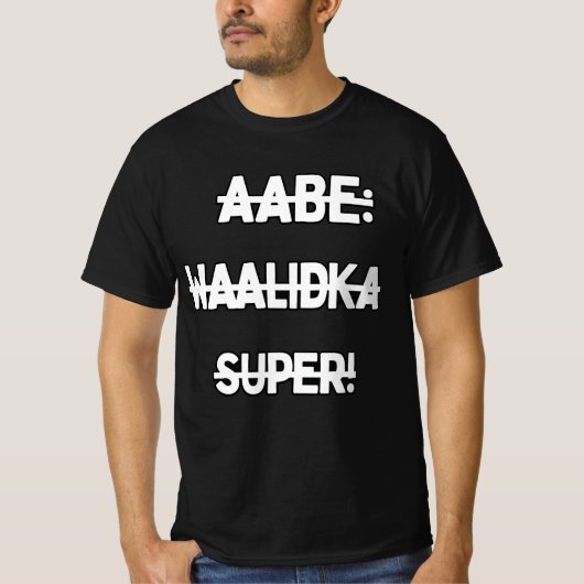 Beste Vader ter Wereld Typografie Design | Vaderda T-shirt (Voorkant)