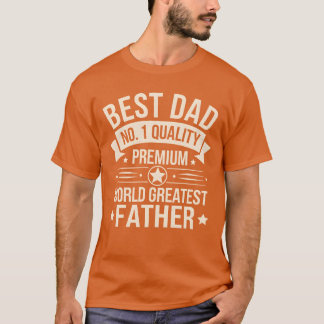 Beste Vader ter Wereld vrienden T-shirt
