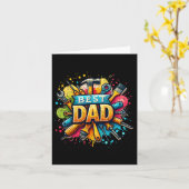 Beste Vader Tools Ambachtsman Vader Papa Vader Vad Kaart (Gele Bloem)