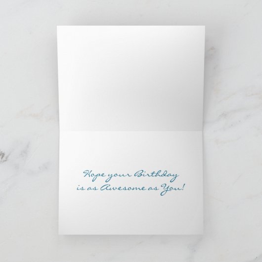 Beste vader | U een Geweldige verjaardag wensen Kaart (Binnen)