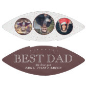 Beste vader vader 3 Foto Collage American Football (Panelen)