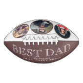 Beste vader vader 3 Foto Collage American Football (Voorkant)