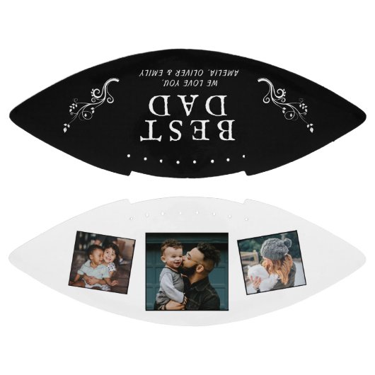 Beste vader Vader Foliage 3 Aangepast fotocollage American Football (Panelen)