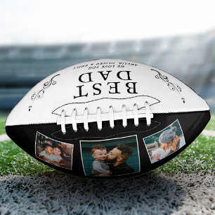 Beste vader Vader Foliage 3 Aangepast fotocollage American Football