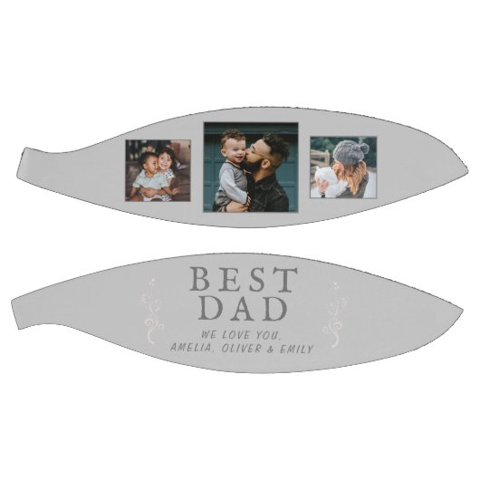 Beste vader Vader Foliage 3 Aangepast fotocollage Basketbal (Panelen)