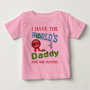 Beste vader Vaderdag Baby T-Shirt