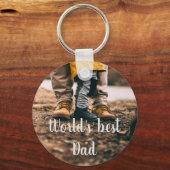 Beste vader Vaderdag, Birthday Gift Sleutelhanger (Voorkant)