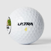 Beste vader | Vaderdag Foto Golf Balls Golfballen (Logo)