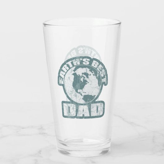 Beste Vader van de Aarde Glas (Achterkant)