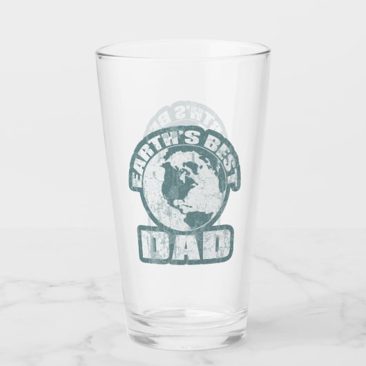 Beste Vader van de Aarde Glas (Voorkant)
