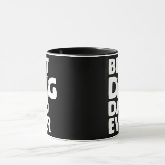 Beste vader van de hond op de dag van de dachshund mok (Midden)