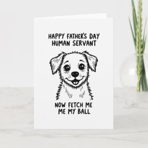 Beste Vader van de Hond Schets Portretkaart Kaart