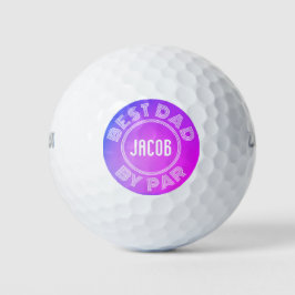 BESTE VADER VAN DE PAR Gradiënt Eenvoudig ontwerp Golfballen