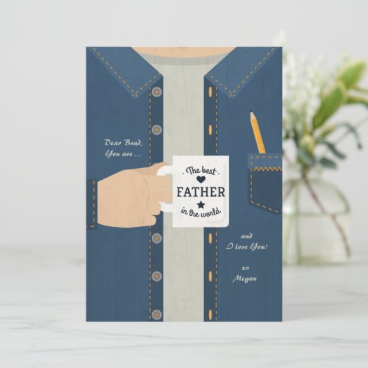 Beste vader van de wereld (Staand voorkant)