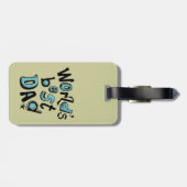 Beste vader van de wereld bagagelabel (Achterkant horizontaal)