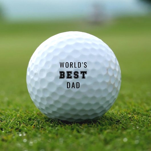 Beste vader van de wereld golfballen