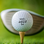 Beste vader van de wereld golfballen