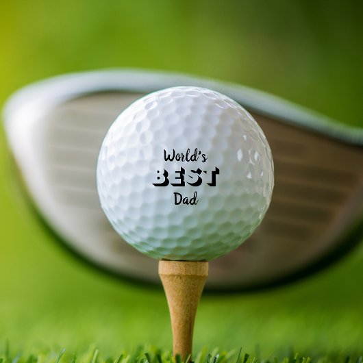 Beste vader van de wereld golfballen