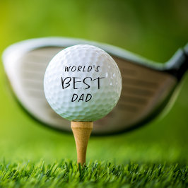 Beste vader van de wereld golfballen