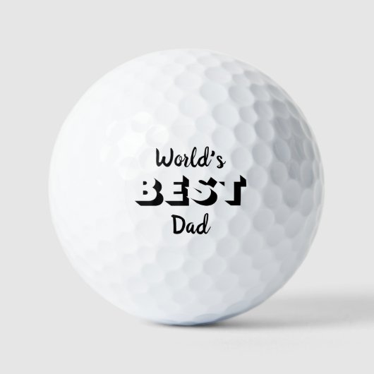 Beste vader van de wereld golfballen (Voorkant)