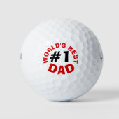 Beste vader van de wereld golfballen (Voorkant)