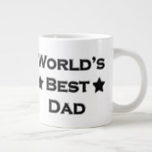 Beste vader van de wereld grote koffiekop (Rechts)
