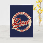 Beste vader van de wereld kaart (Gele Bloem)