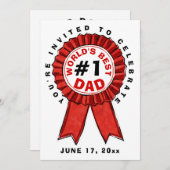 Beste vader van de wereld kaart (Voorkant / Achterkant)