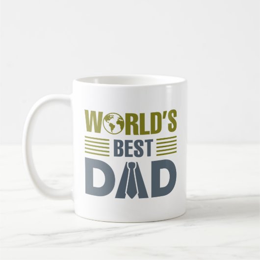 Beste vader van de wereld koffiemok (Links)
