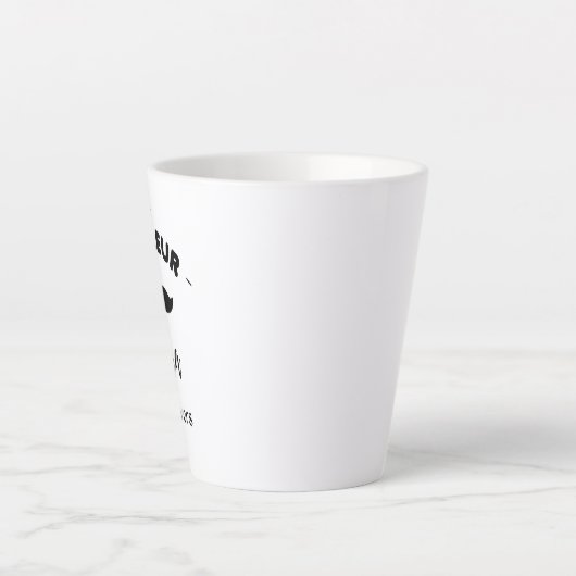 Beste vader van de wereld latte mok (Voorkant)