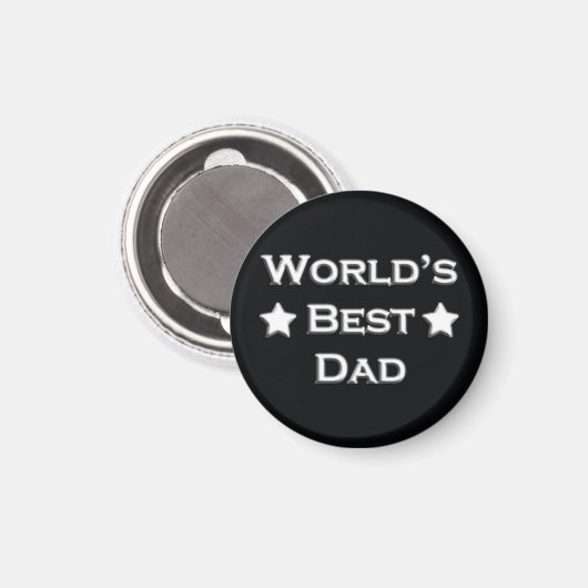 Beste vader van de wereld magneet (Voorkant / Achterkant)