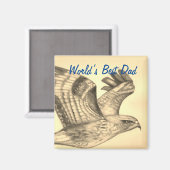 Beste vader van de wereld magneet (Voorkant / Achterkant)