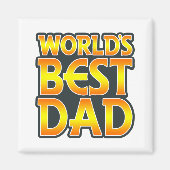 Beste vader van de wereld magneet (Voorkant)