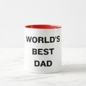 Beste vader van de wereld mok (Midden)