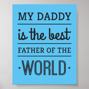 Beste vader van de wereld poster
