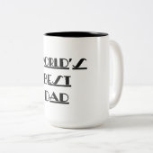 Beste vader van de wereld reisbeker (Voorkant rechts)