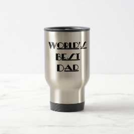 Beste vader van de wereld reisbeker