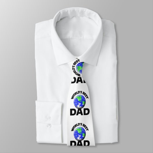 Beste vader van de wereld stropdas (Gebonden)