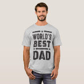 Beste vader van de wereld t-shirt (Voorkant volledig)