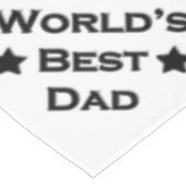 Beste vader van de wereld tafelkleed (Gekanteld)