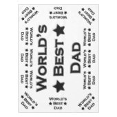 Beste vader van de wereld tafelkleed (Voorkant)