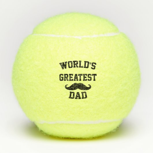 Beste Vader van de Wereld Tennisballen (Voorkant)