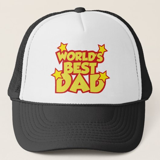 Beste vader van de wereld trucker pet (Voorkant)